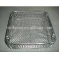 medical stainless steel 304 disinfecting basket